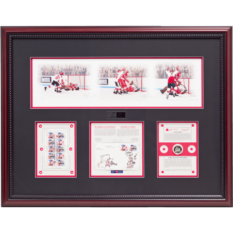 La historia se revela: Paul Henderson y Vladislav Tretiak firman una edición limitada de la serie Summit