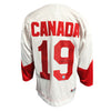 Camiseta de visitante de la Summit Series 1972 del equipo de Canadá firmada por Paul Henderson