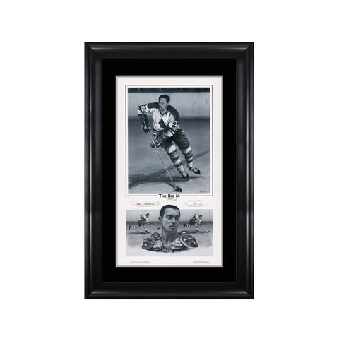 La gran M: impresión de edición limitada firmada por Frank Mahovlich